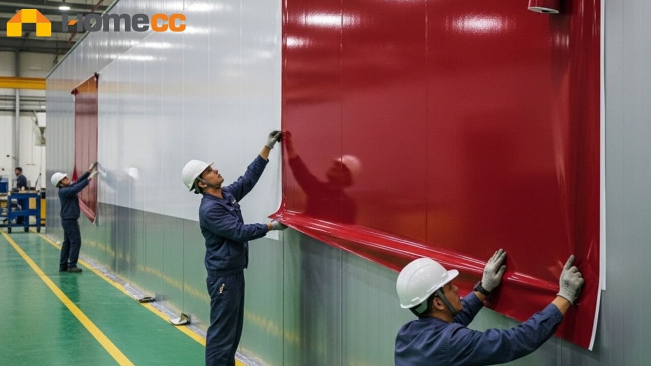 Fabrikalar için Yangın Geciktirici PVC Filmler